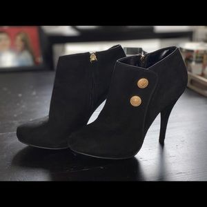 Guess Black Heeled Booties
